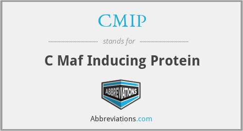 CMIP - C Maf Inducing Protein