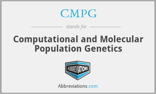 CMPG - Computational and Molecular Population Genetics