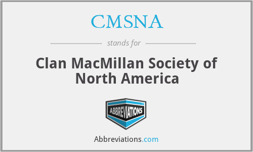 CMSNA - Clan MacMillan Society of North America