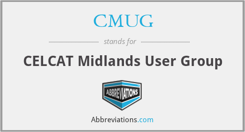 CMUG - CELCAT Midlands User Group