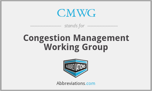 CMWG - Congestion Management Working Group