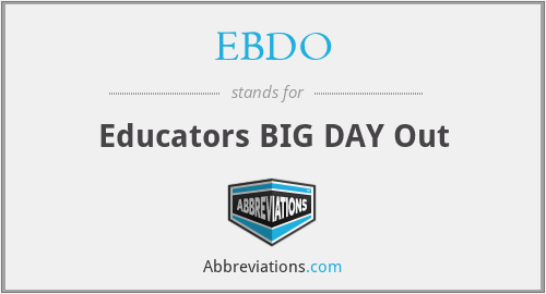 EBDO - Educators BIG DAY Out