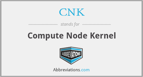 CNK - Compute Node Kernel