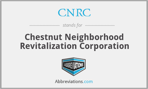 CNRC - Chestnut Neighborhood Revitalization Corporation