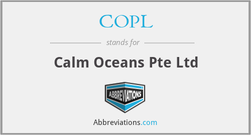 COPL - Calm Oceans Pte Ltd