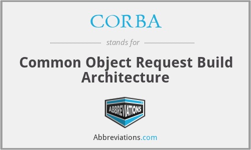 CORBA - Common Object Request Build Architecture
