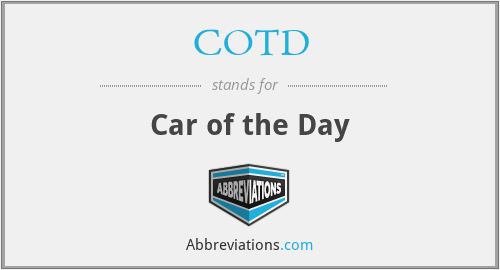 COTD - Car of the Day