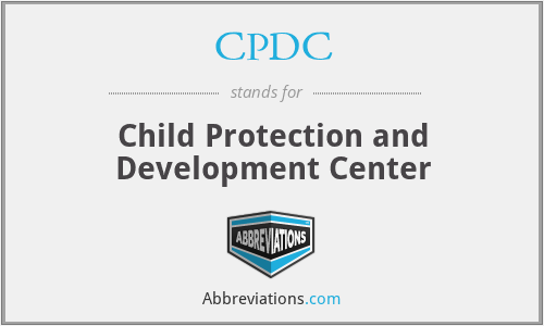 CPDC - Child Protection and Development Center