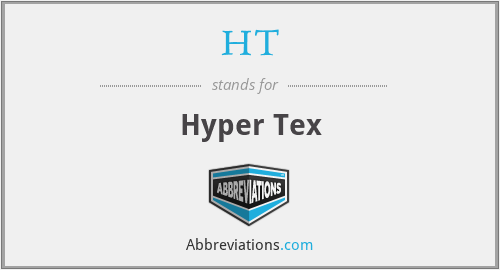HT - Hyper Tex