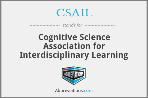 CSAIL - Cognitive Science Association for Interdisciplinary Learning