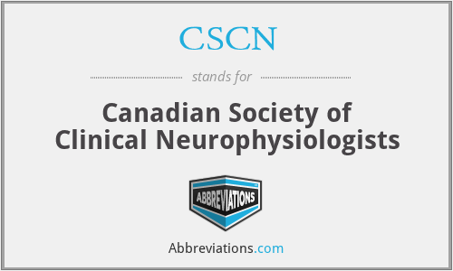 CSCN - Canadian Society of Clinical Neurophysiologists