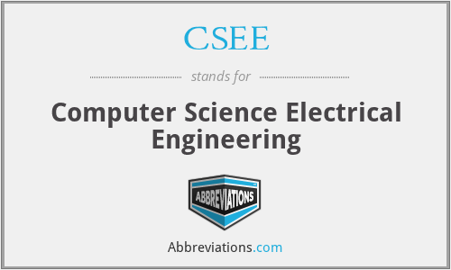 CSEE - Computer Science Electrical Engineering