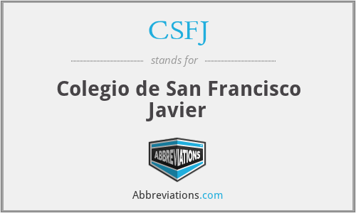 CSFJ - Colegio de San Francisco Javier