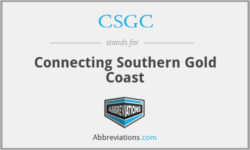 CSGC - Connecting Southern Gold Coast