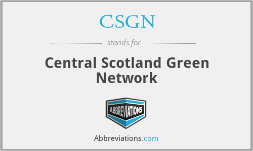 CSGN - Central Scotland Green Network
