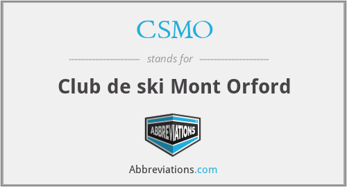 CSMO - Club de ski Mont Orford
