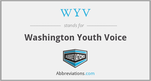 WYV - Washington Youth Voice
