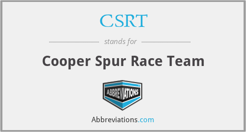 CSRT - Cooper Spur Race Team