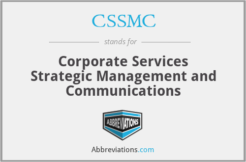 CSSMC - Corporate Services Strategic Management and Communications