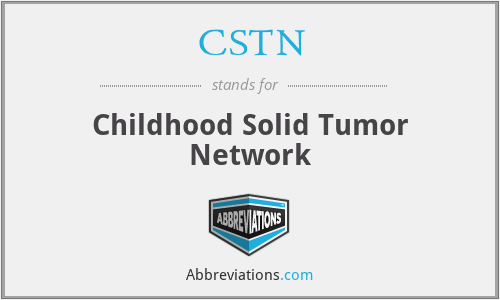 CSTN - Childhood Solid Tumor Network