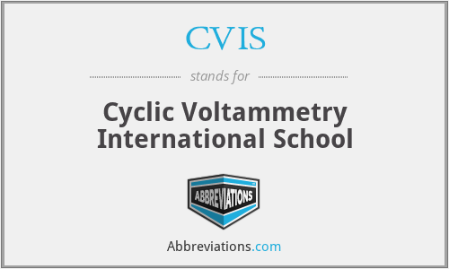 CVIS - Cyclic Voltammetry International School