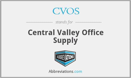 CVOS - Central Valley Office Supply