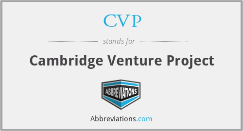 CVP - Cambridge Venture Project