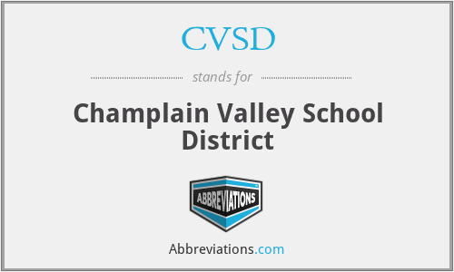 CVSD - Champlain Valley School District