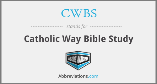 CWBS - Catholic Way Bible Study