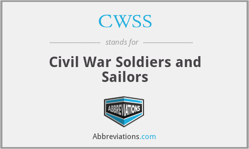 CWSS - Civil War Soldiers and Sailors