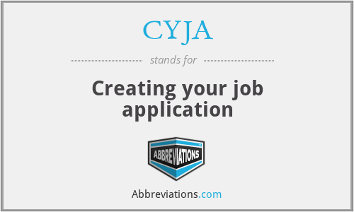 CYJA - Creating your job application
