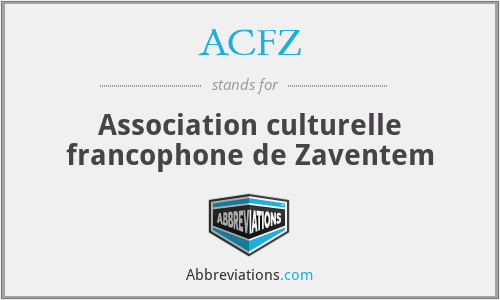 ACFZ - Association culturelle francophone de Zaventem