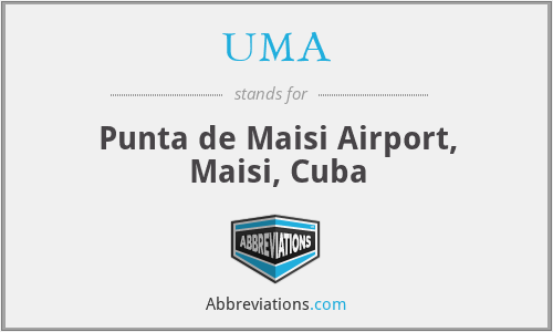 UMA - Punta de Maisi Airport, Maisi, Cuba