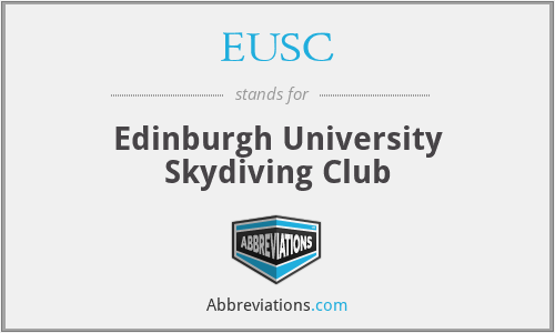 EUSC - Edinburgh University Skydiving Club