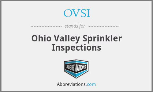 OVSI - Ohio Valley Sprinkler Inspections