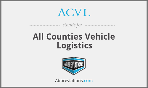 ACVL - All Counties Vehicle Logistics