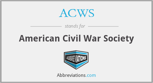 ACWS - American Civil War Society