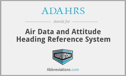 ADAHRS - Air Data and Attitude Heading Reference System
