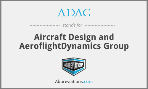 ADAG - Aircraft Design and AeroflightDynamics Group