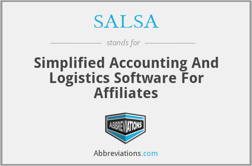 SALSA - Simplified Accounting And Logistics Software For Affiliates