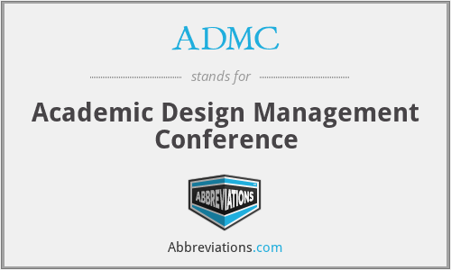 ADMC - Academic Design Management Conference
