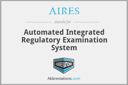 AIRES - Automated Integrated Regulatory Examination System