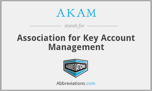 AKAM - Association for Key Account Management