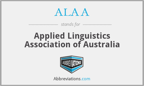 ALAA - Applied Linguistics Association of Australia