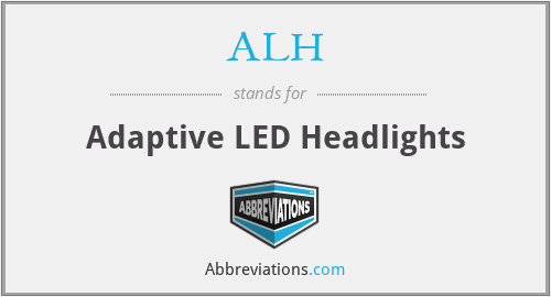 ALH - Adaptive LED Headlights