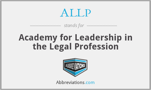 ALLP - Academy for Leadership in the Legal Profession