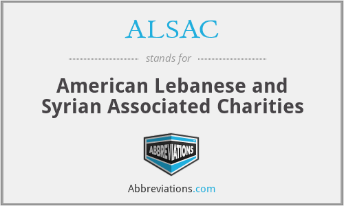 ALSAC - American Lebanese and Syrian Associated Charities