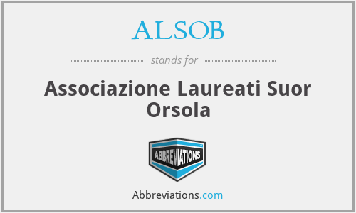 ALSOB - Associazione Laureati Suor Orsola