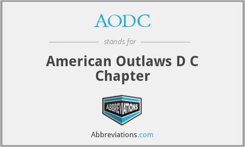 AODC - American Outlaws D C Chapter