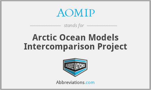AOMIP - Arctic Ocean Models Intercomparison Project